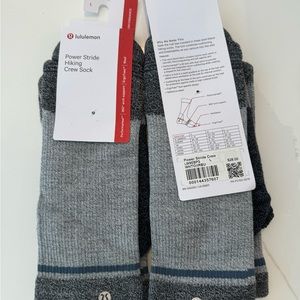 Lululemon Power Stride Hiking Crew Sock (2 pair)